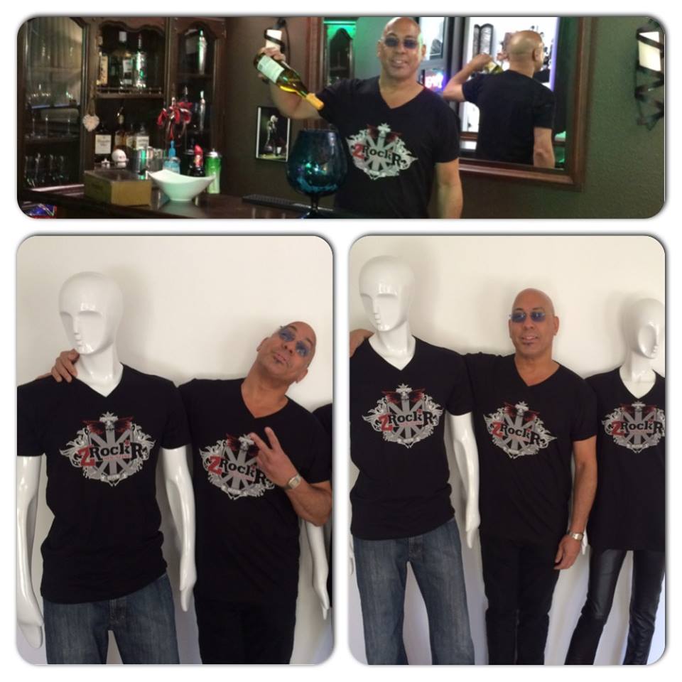 Legendary bassist Carmine Rojas wearin' our official ICJUK shirt!