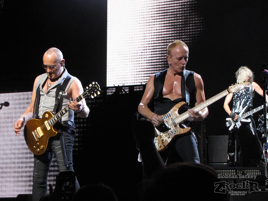 Vivian Campbell, Phil Collen, and Sav of Def Leppard in Phoenix