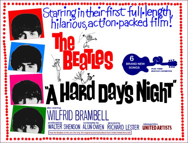 Lobby poster from the movie's theatrical release in 1964.