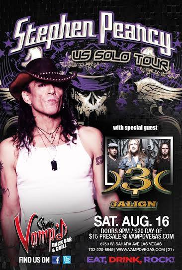 Stephen Pearcy played Vamp’d on August 16, 2014.