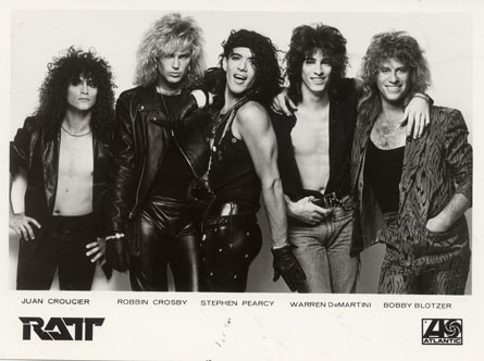 Atlantic Records Promo Photo of RATT from the mid 80's