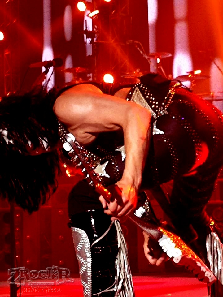Paul Stanley of KISS, who are now celebrating their 40th Year in Rock and Roll