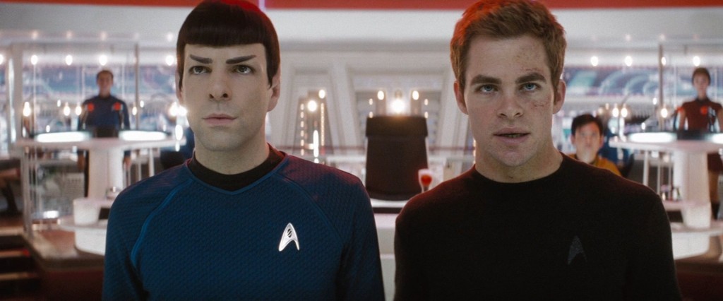 In The End It Always Comes Down To Spock ( Zachary Quinto) and Kirk (Chris Pine) 