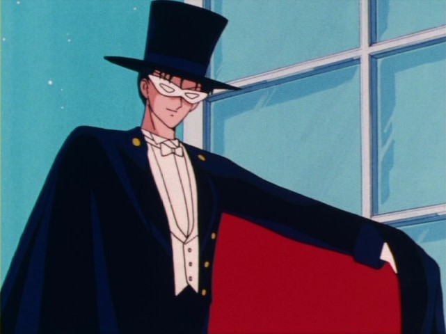 The mysterious Tuxedo Mask appears to assist Sailor Moon from time to time.... but who is he really? And is he friend or foe?