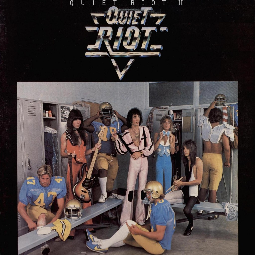 Quiet Riot II was the band's sophomore album, released in Japan in 1978. The album cover here is an even more "WTF" moment than the debut cover! Rudy Sarzo is pictured but actually joined the band after Kelly Garni had recorded all of the bass parts, prior to his being fired from the group.