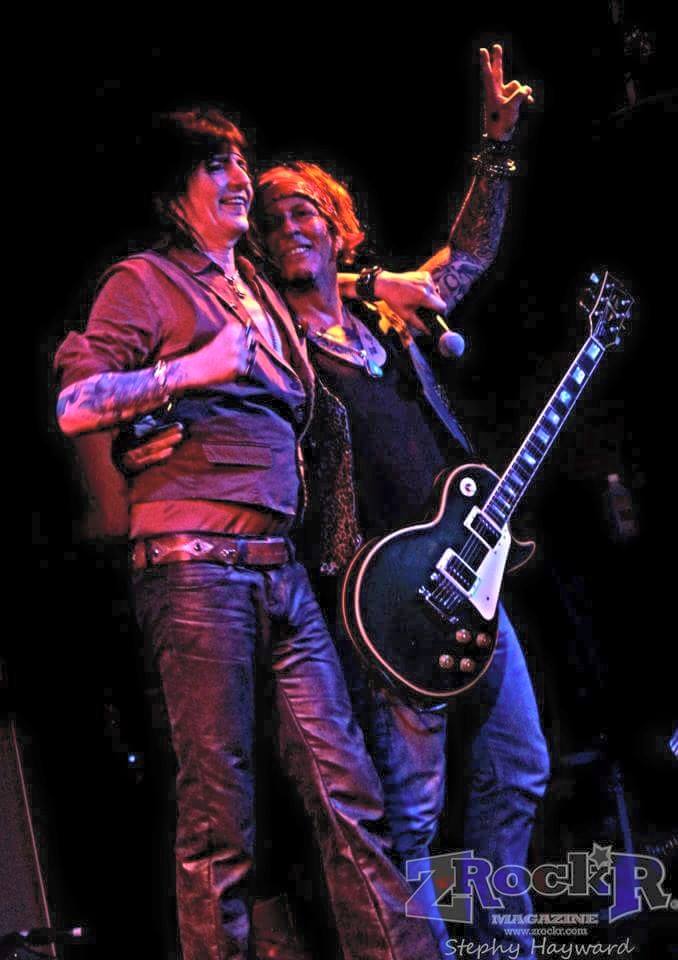 Phil Lewis and Tracii Guns