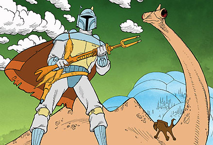Perhaps the most noteworthy aspect of the presentation is its animated segment, featuring the first appearance of Boba Fett.