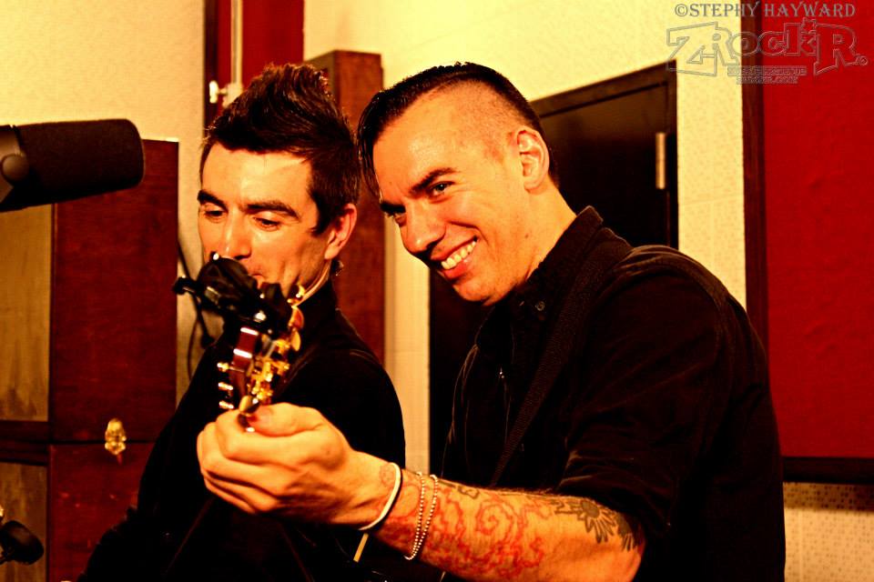 Anti-Flag's Justin Sane and Chris#2. 