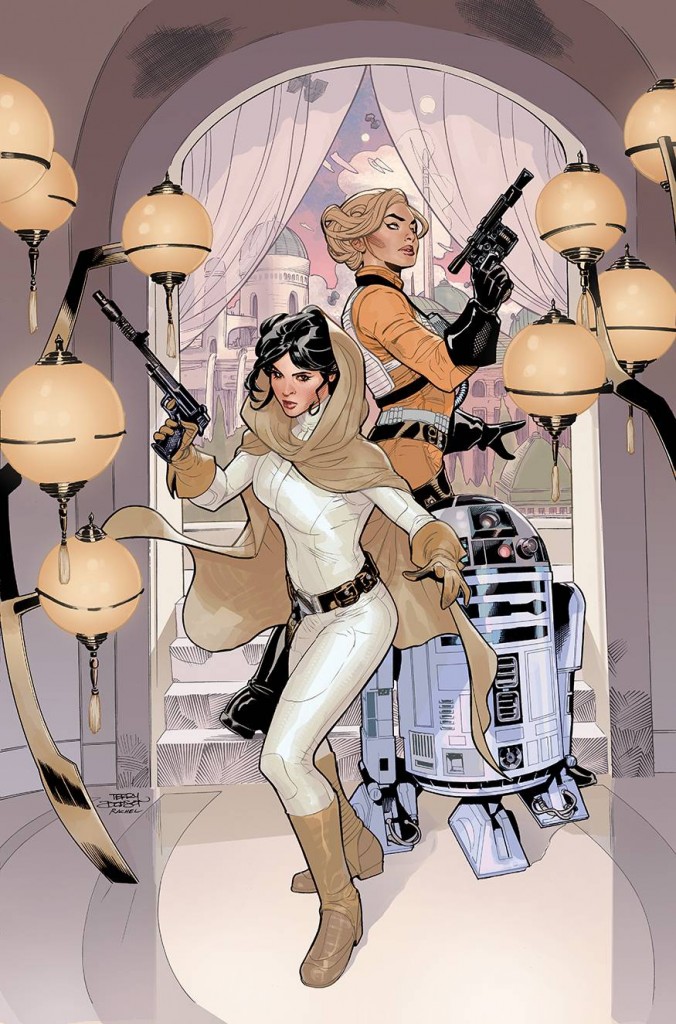 The comic series follows Leia as the travels the galaxy in search of refugees who survived the destruction of her home planet of Alderaan.