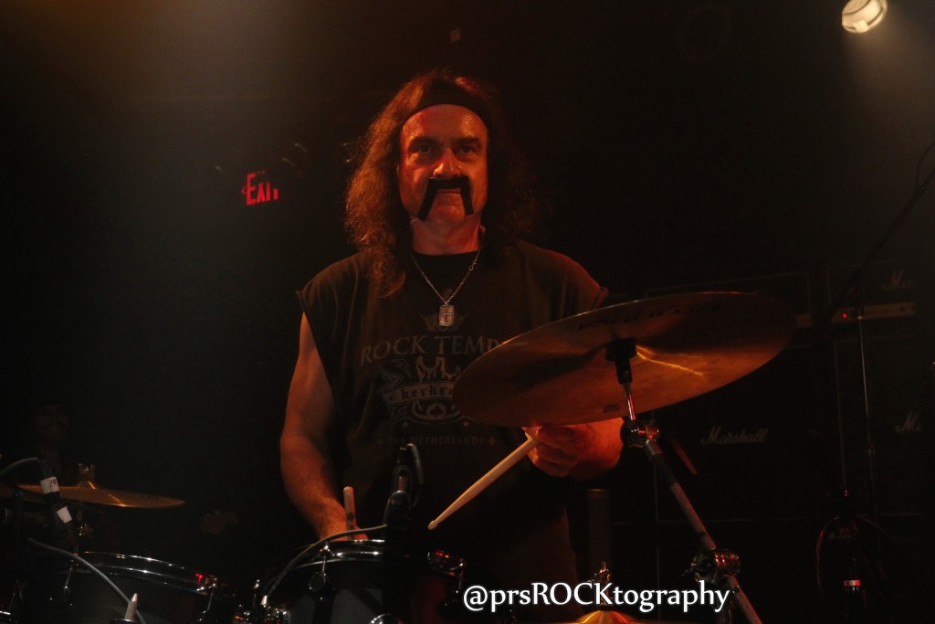 The humor at an Appice Drum Wars show is half the fun! The picture here speaks for itself.