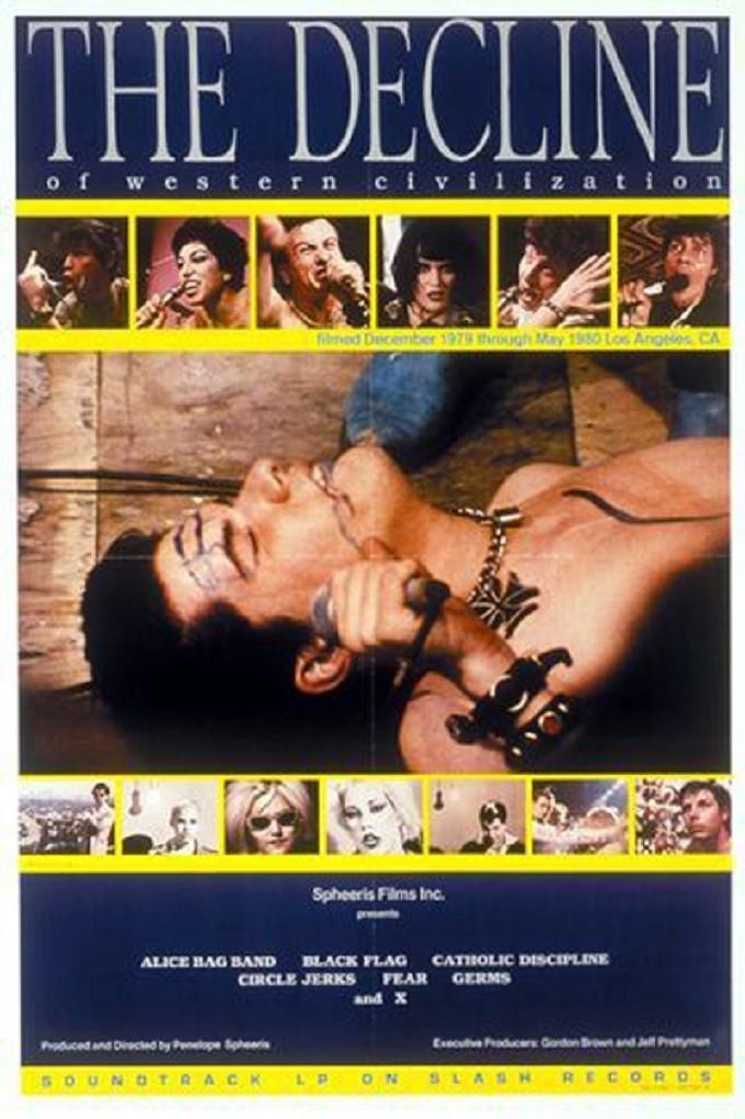 The Decline of Western Civilization was the first film in the series, released in 1981.