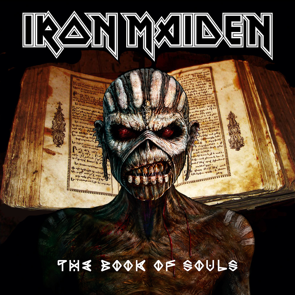 The Book of Souls arrives on CD next month. It will be the band's first double studio album, featuring two CDs worth of new material.