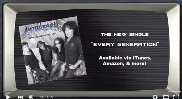 Autograph – “Every Generation” is the latest song from the band!