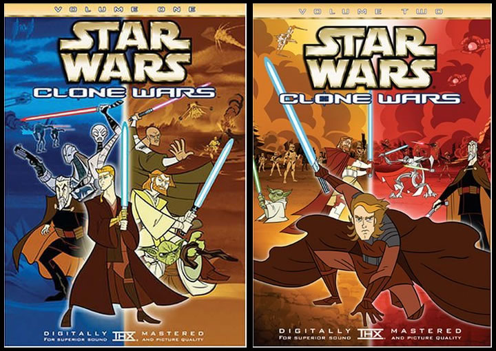 The out-of-print DVD releases of the series.