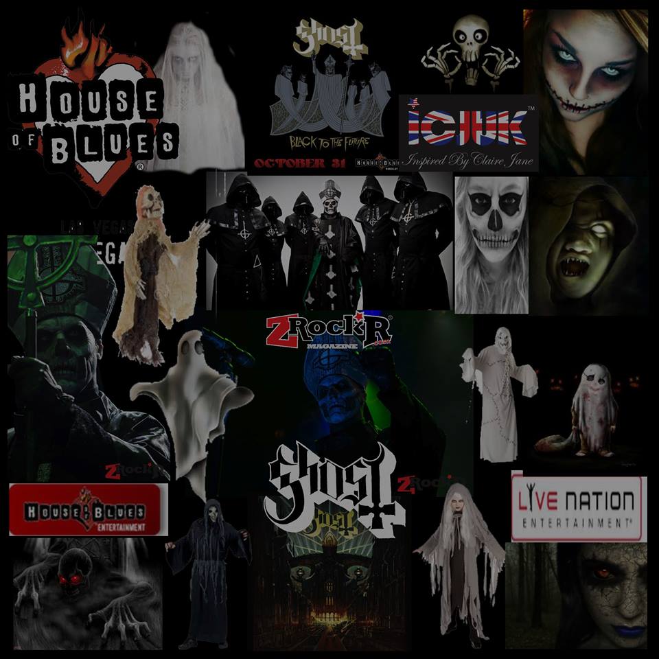 ZRock’R Magazine, House of Blues Las Vegas, Live Nation, and ICJUK want YOU this Halloween to Join The Ceremony with GHOST!