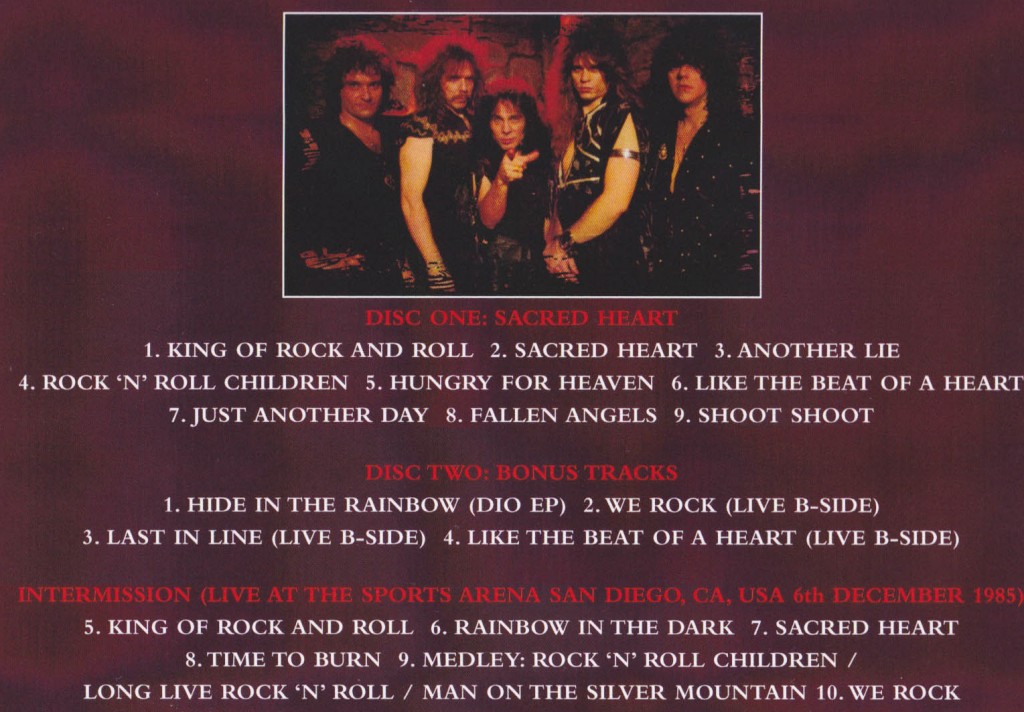 Tracklist for the Deluxe Edition. Disc one is the original album, disc two is comprised of bonus tracks.
