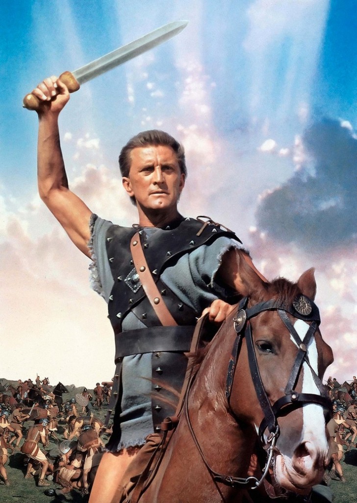 Kirk Douglas stars as Spartacus, in one of the defining roles of his career.