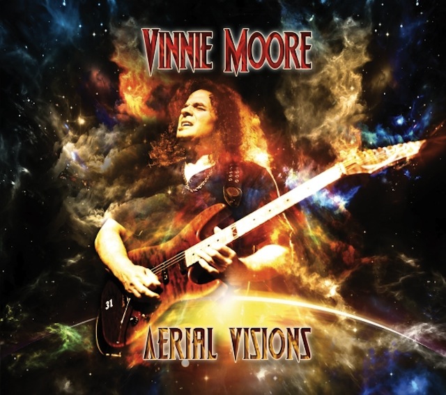 Aerial Visions is Vinnie Moore's latest instrumental solo album.