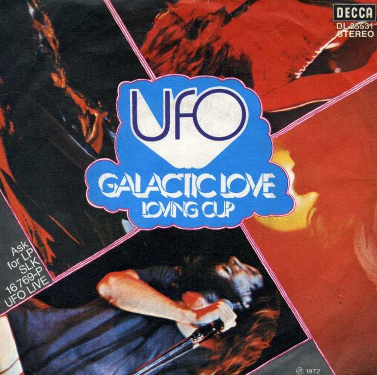 "Galactic Love" was released as a single in 1972, with "Lovin' Cup" as its B-Side. These songs were not initially included on any of the band's LPs.