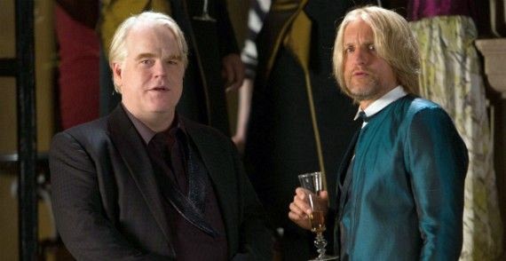 Plutarch Heavensbee (the late Philip Seymour Hoffman) and Haymitch Abernathy (Woody Harrelson) are less screen time here than in previous outings, but steal the show in their respective scenes.