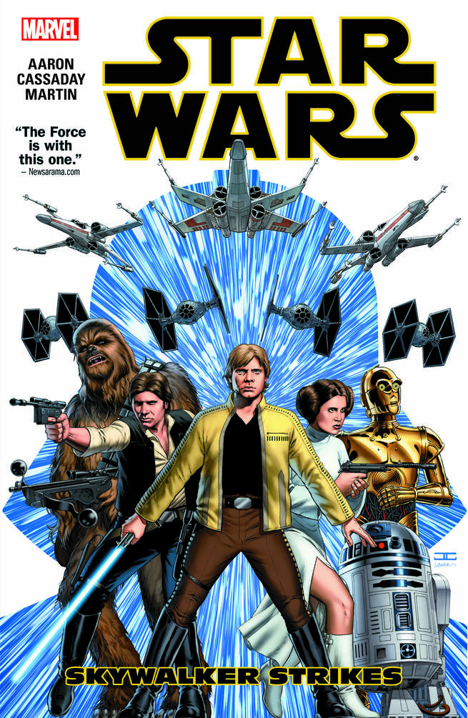 "Skywalker Strikes" comprises the first story arc of the Star Wars comic series.