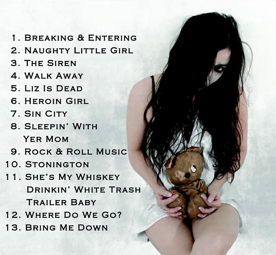 The rear cover and tracklist for The Bones' latest release.