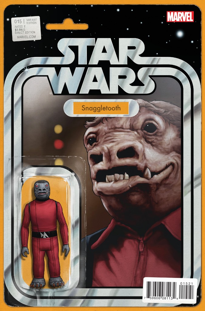 Like a good many Star Wars comics, this one is being issued with collectible variant covers.