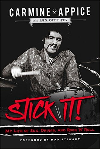 Stick it! Is the official autobiography from Carmine Appice, co-written by Ian Gittins.