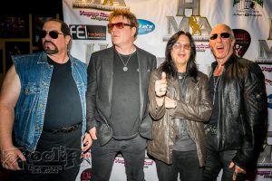 Twisted Sister arrive at the awards show