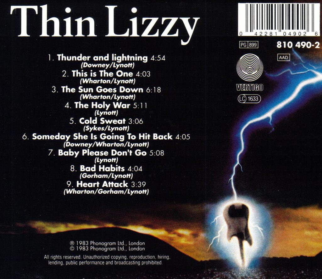 Thin Lizzy – Looking Back at 1983's Thunder and Lightning, the End