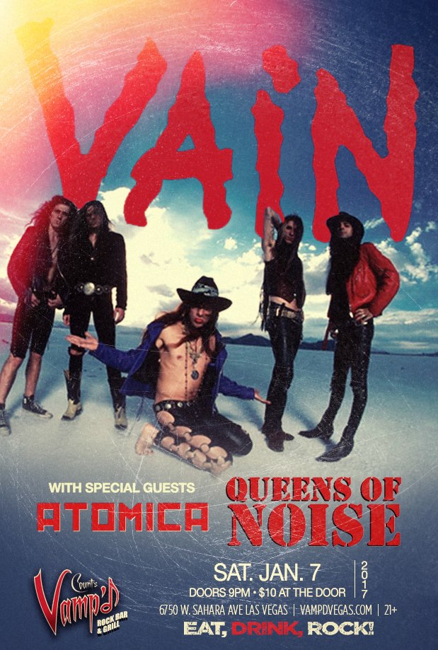 Vain – Classic Bay Area Hard Rockers Come to the City of Sin!