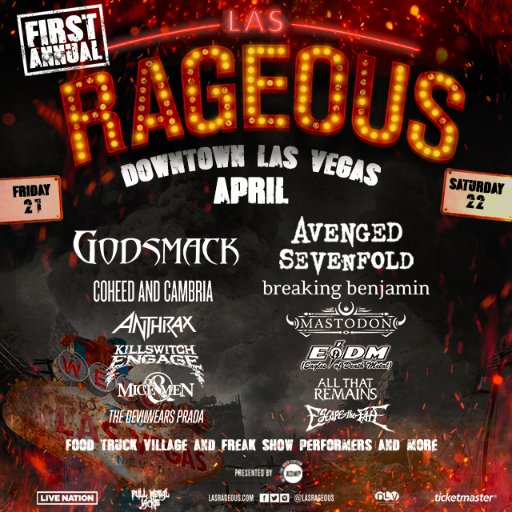 Las Vegas Turns Into LAS RAGEOUS For The Music Festival’s First Annual Run- And What A Line Up!