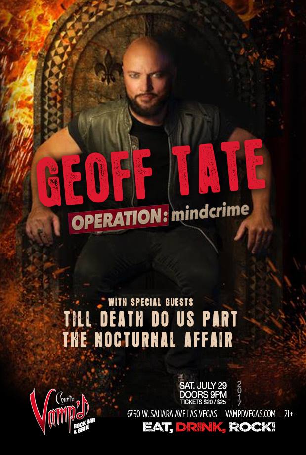 Geoff Tate Operation: Mindcrime returns to Count’s Vamp’d