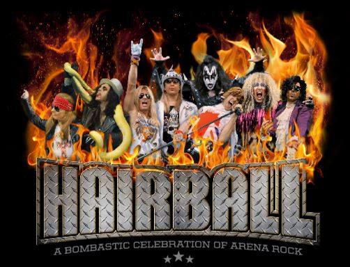 Hairball – Killer Tribute to Arena Rock Invades the Henderson Pavilion!