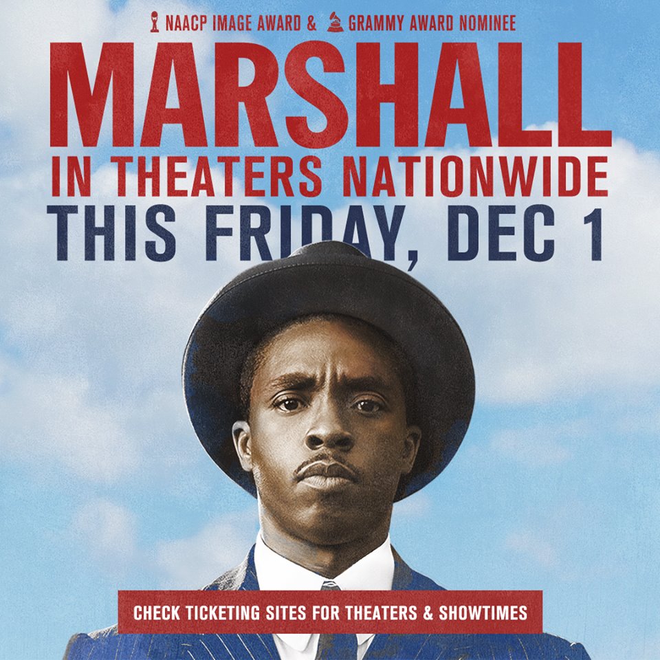 Marshall – Chadwick Boseman is Thurgood Marshall!
