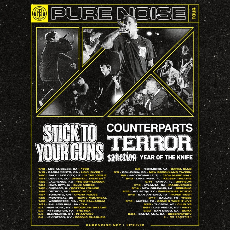 Stick to Your Guns, Counterparts and Terror Bring The Pure Noise Tour to Vinyl Las Vegas