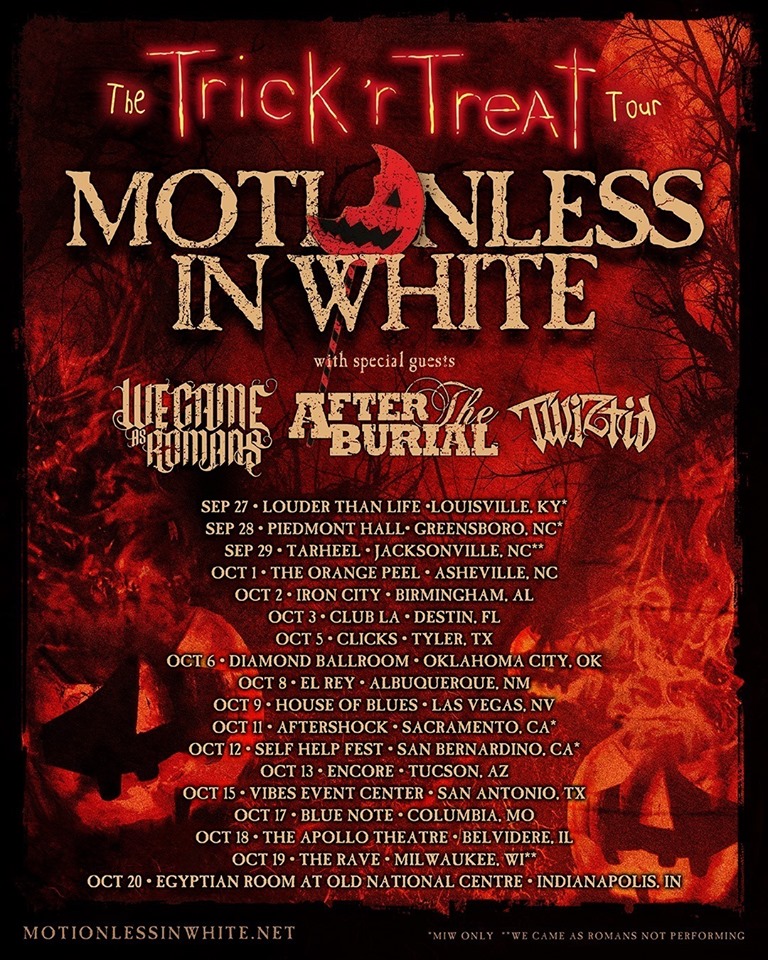 Motionless in White to Dominate at HOB!