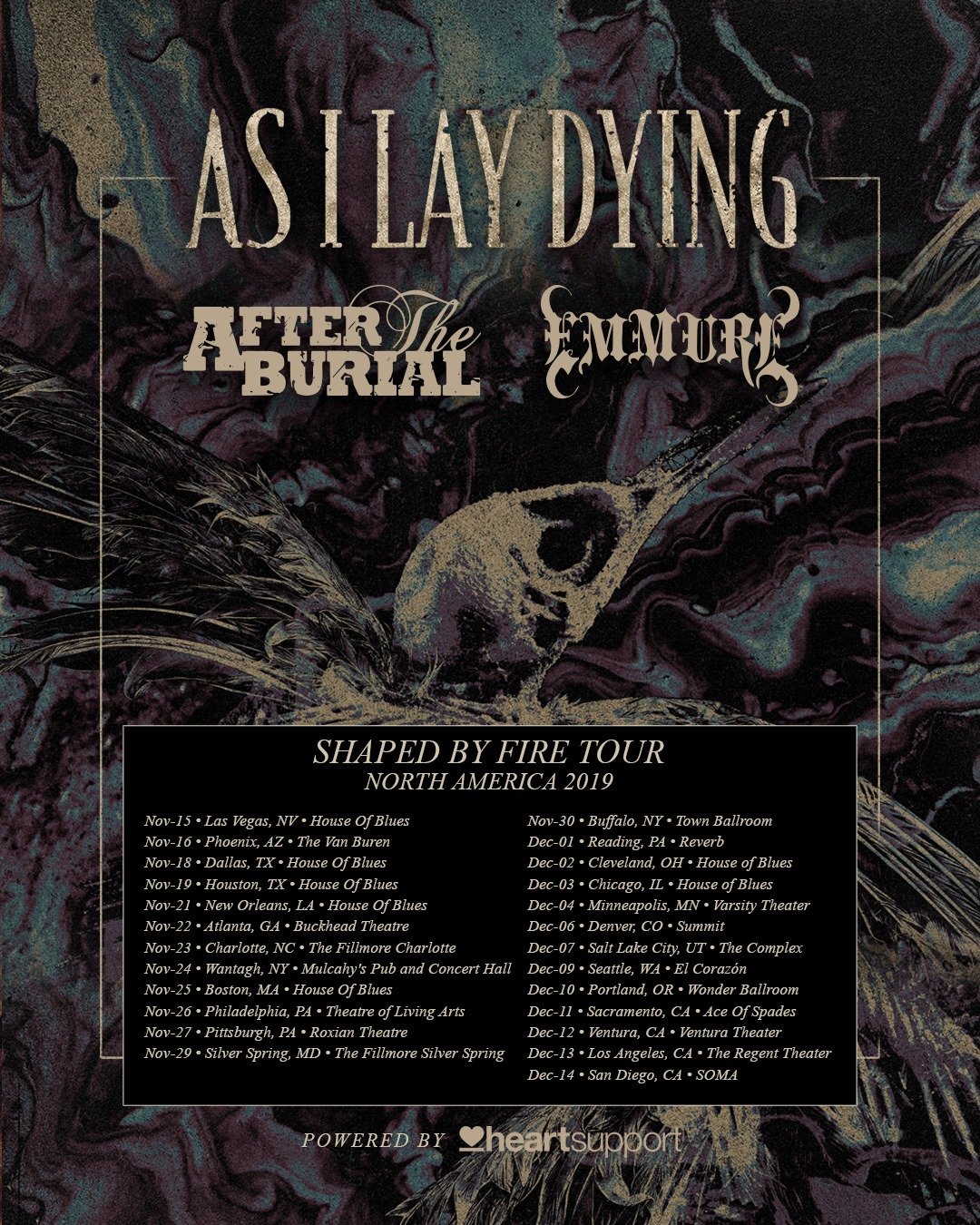 As I Lay Dying returning to Las Vegas in November!