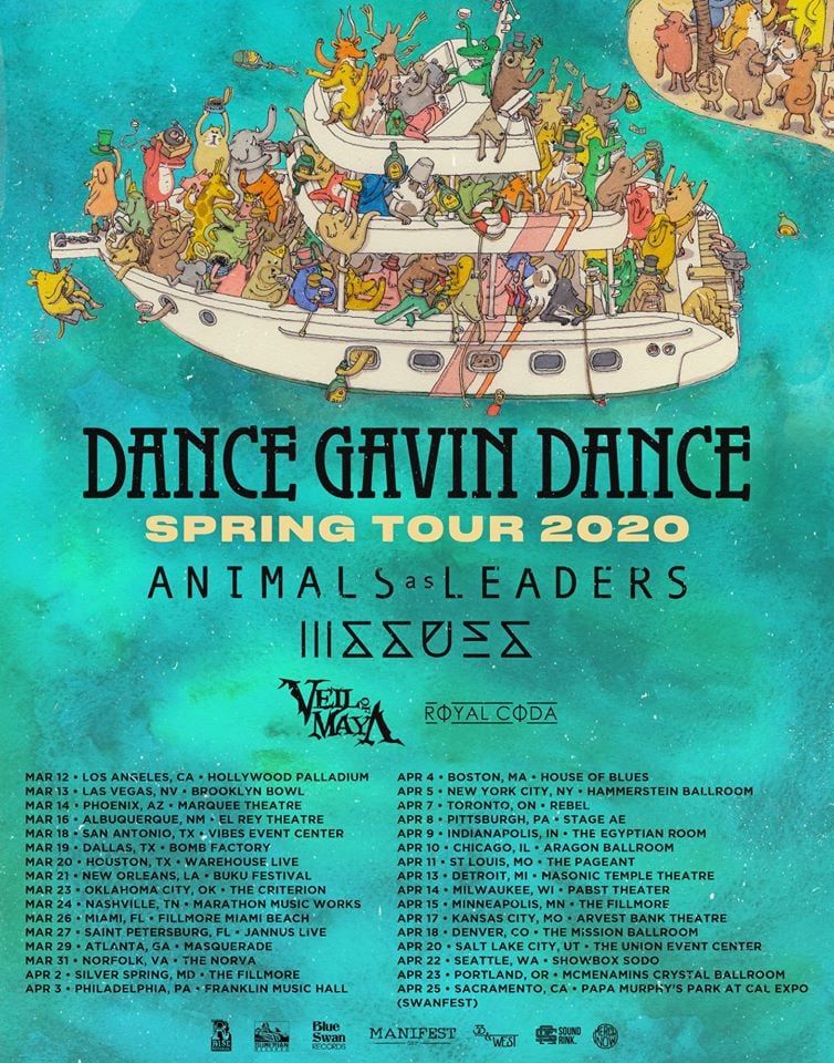 Dance Gavin Dance SOLD out rescheduled ‘Afterburner’ tour to hit BBLV