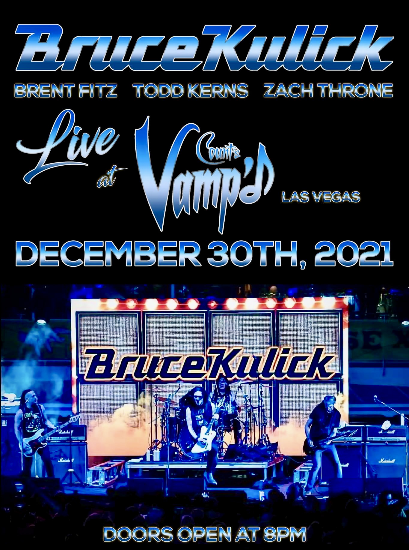 Bruce Kulick at Count’s Vamp’d, 12/30/21