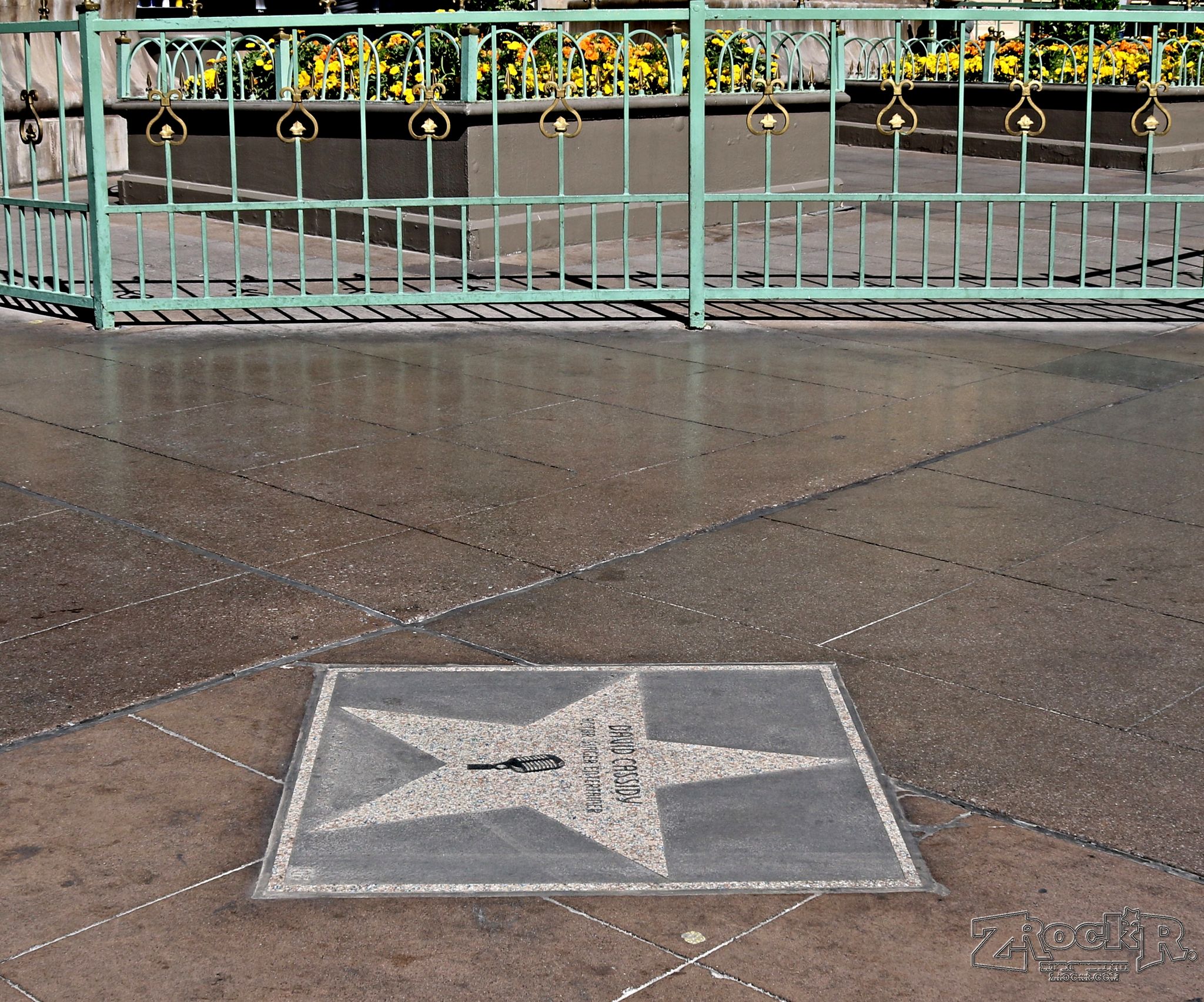 David Cassidy's star located in front of the Paris Hotel in Las Vegas 