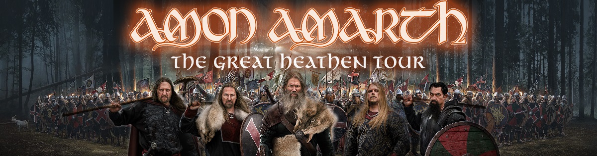 Amon Amarth bringing THE GREAT HEATHEN TOUR to BBLV