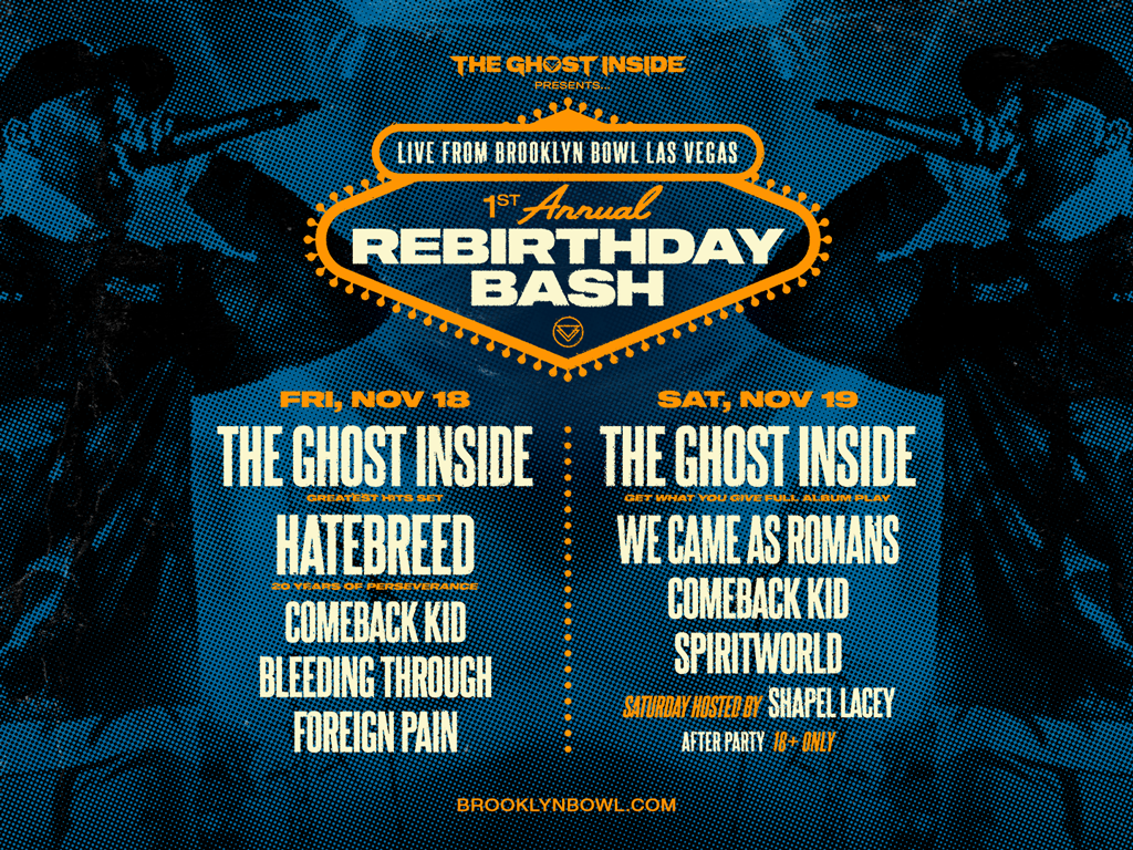 REBIRTHDAY BASH – The Ghost Inside to take over BBLV