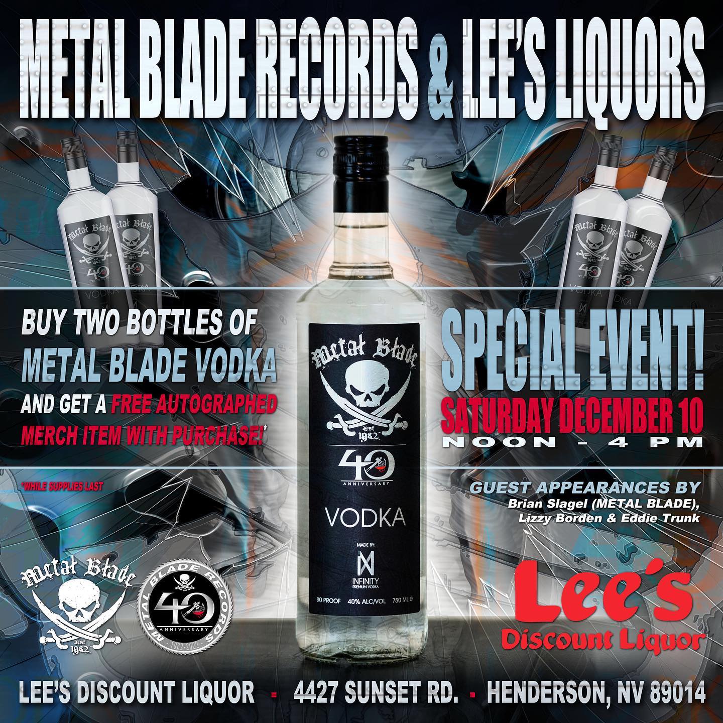 METAL BLADE RECORDS Vodka Event Feature