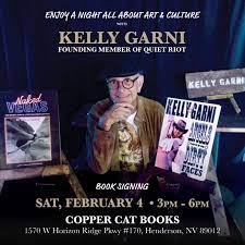 Kelly Garni book signing feature