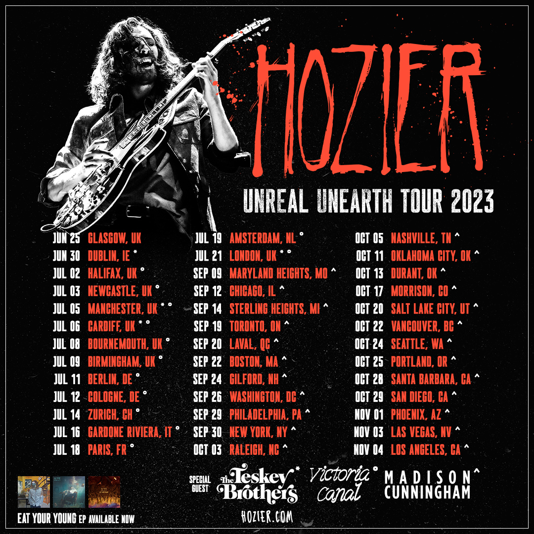 unreal unearth tour locations