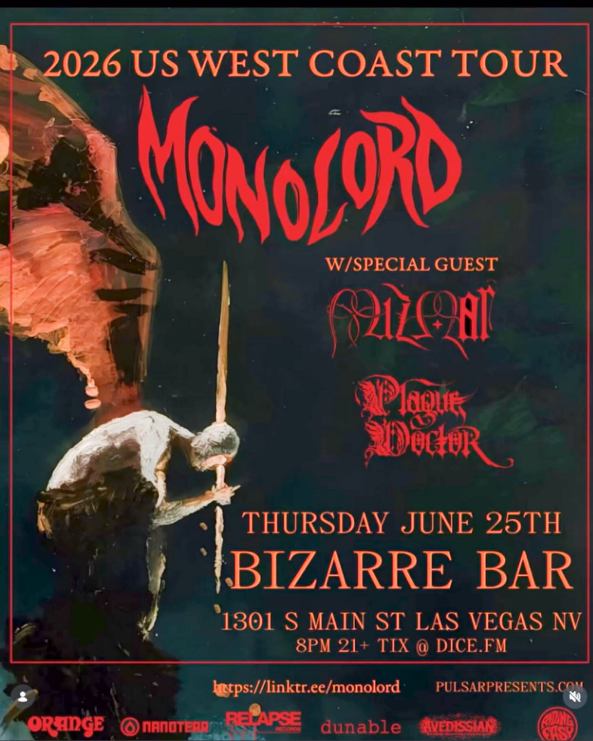 DOOM & GLOOM – Monolord at Bizarre Bar